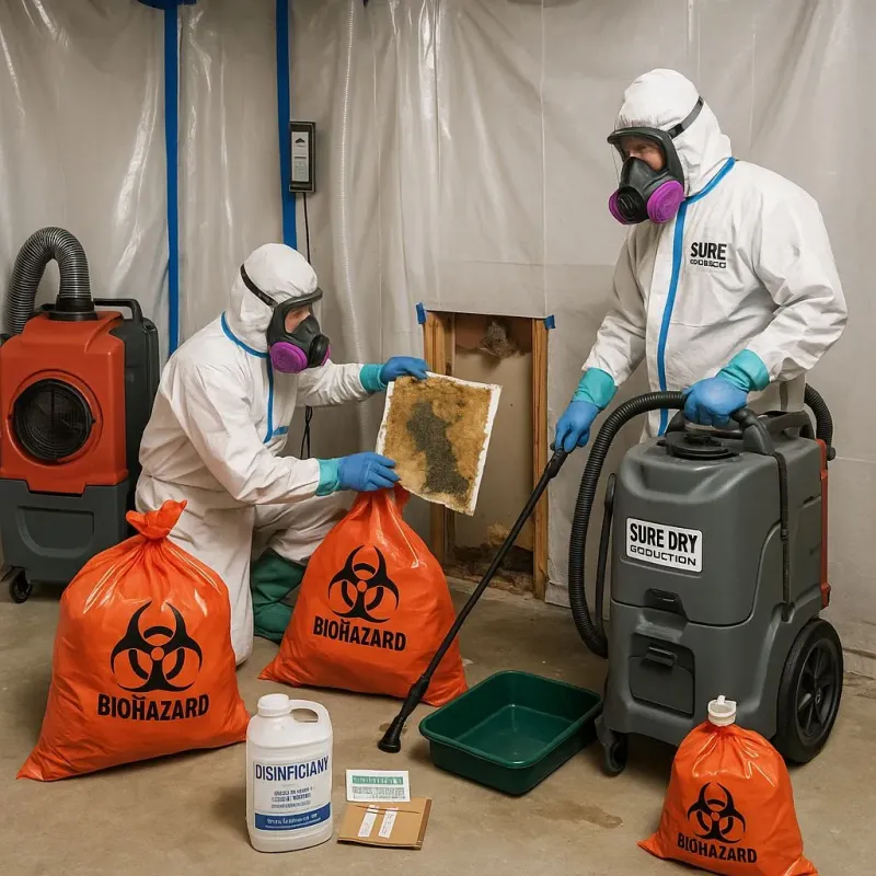 Contaminated Water Handling Protocols process in Commerce, CA